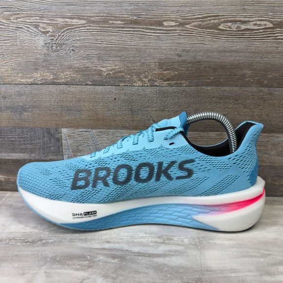 Brooks Hyperion Running Shoes Women 9.5 Blue Pink DNA FLASH 1204211B441 - Picture 4 of 9